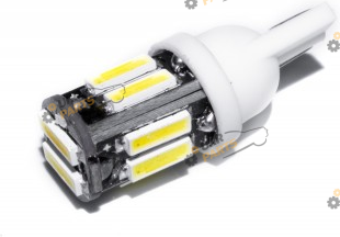 Лампочка AllLight T10 10 диодов 7014 W2,1x9,5d 12V WHITE (29022400)