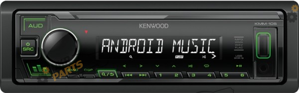 Бездисковая автомагнитола Kenwood KMM-105GY (KMM-105GY)