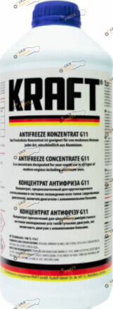 Концентрат антифриза Kraft G11 синий 1.5 л (KF101)
