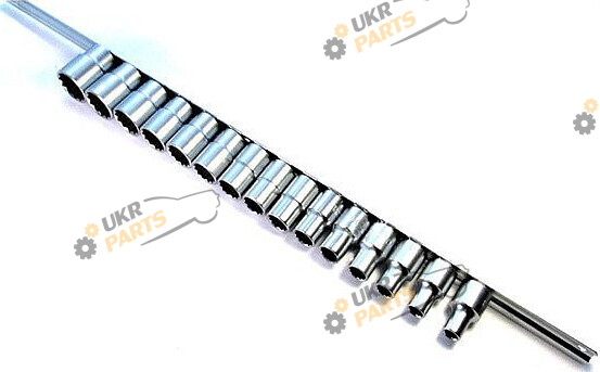 Набор инструментов Toptul 1/2 (8-24 мм) 15 предметов (GAAQ1602U-12	)