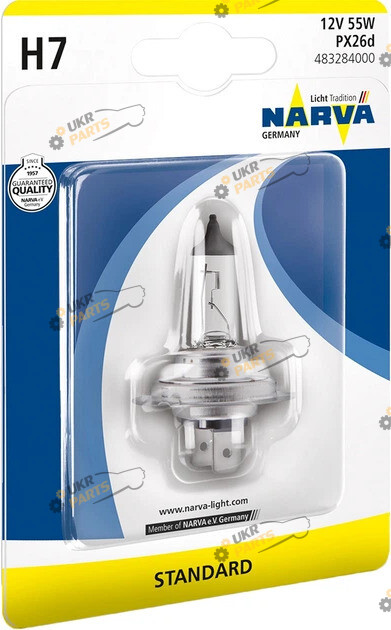 Галогеновая лампа Narva Standard PX26d 1 шт (48328.1B)