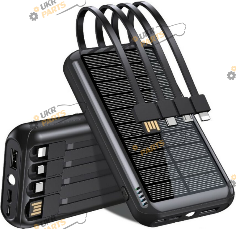 Повербанк Mibrand EXTREM solar 4 wire з сонячною панеллю (MI20K/S4W)