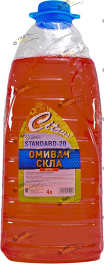 Жидкость омывателя готовая зимняя ДК STANDARD Цитрус -20 °C 4 л (48021110415)