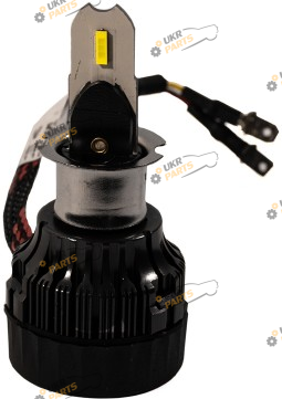 LED лампа HeadLight Mi7 (Pk22s) 55W 12V 4000Lm с активным охлаждением H3 55 Вт (37002551)