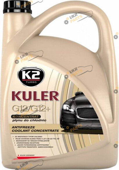 Концентрат антифриза K2 Kuler G12 красный 5 л (660024)