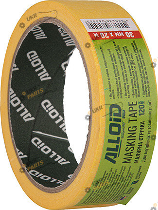 Односторонний Малярная лента Alloid Alloid 20 м / 30 мм (MT-1203020)