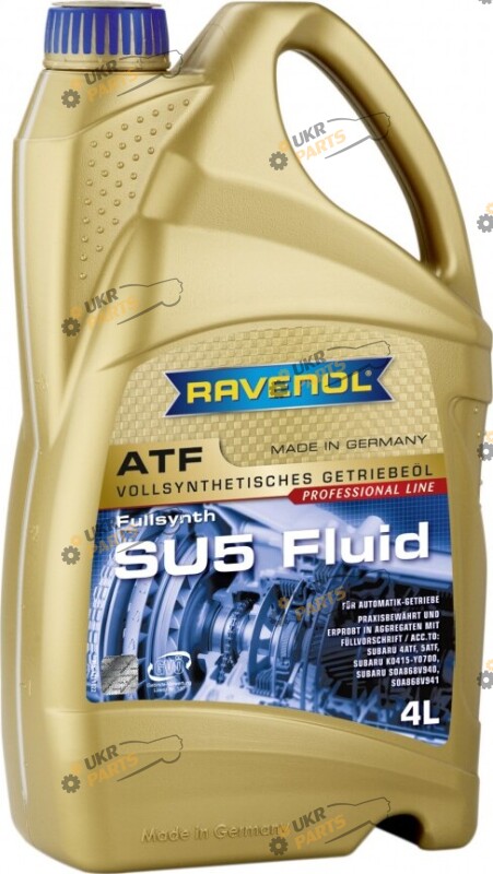 Масло трансмиссионное Ravenol ATF SU5 Fluid 4 л