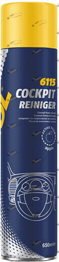 Полироль для торпеды Mannol Cockpit Reiniger Apple 0.65 л (6115)