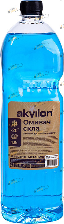 Жидкость омывателя готовая зимняя Akvilon CITRUS -20 °C 1.5 л (AKVILONCITRUS20C15L)