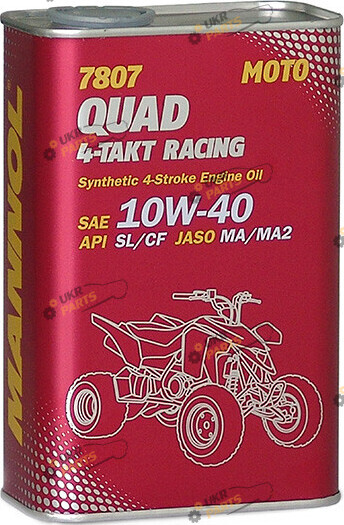 Моторное масло Mannol 4-Takt Racing Quad 10W-40 1 л (HL10233)