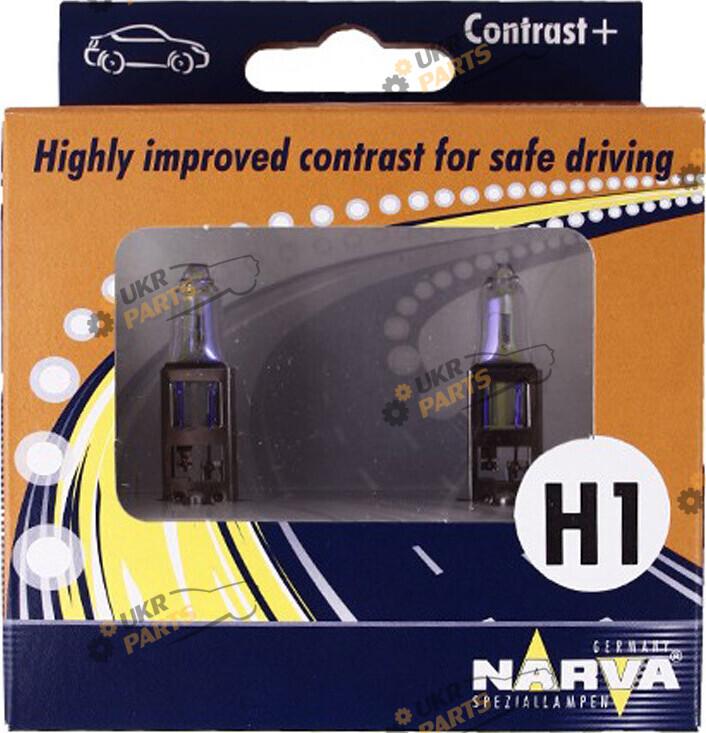 Галогеновая лампа Narva Contrast H1 2 шт (48520)
