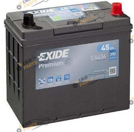 Автомобильный аккумулятор Exide PREMIUM 350 А Asia 45 Ач (EA456)
