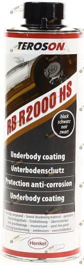 Антикор для днища Henkel Teroson RB R2000 HS BK 1 л (2671610)