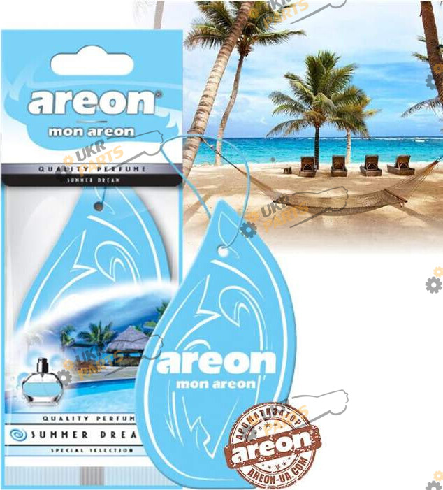 Ароматизатор Areon сухой листик Mon | Summer dream (25504)