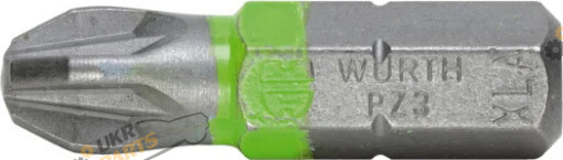 Бита Wurth PZ3 25 мм Стандарт (0614176653)