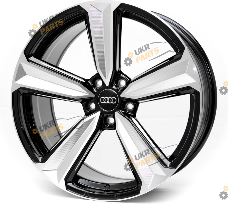 Литой диск Replica Audi FF-18 Gloss Black Milled Face R19