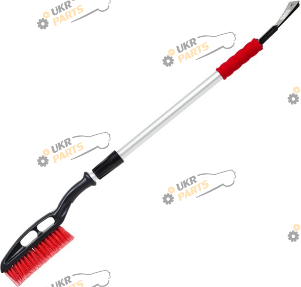 Щетка для уборки снега и льда Intertool 99-139 см с телескопической ручкой (AT-0119)