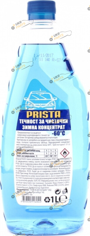 Жидкость омывателя концентрат зимняя Prista OIL -60 °C 1 л (7201)