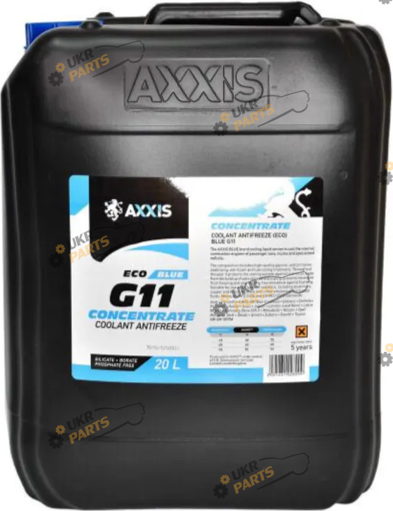 Концентрат антифриза Axxis Eco G11 синий 20 л (AX-P999-G11B ECO 20)
