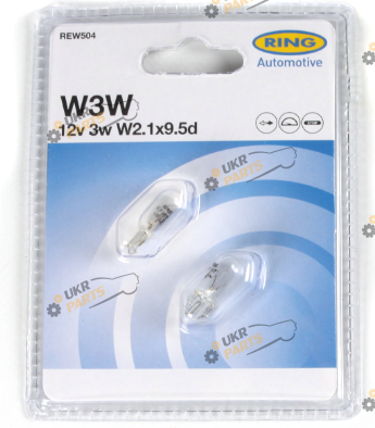 Лампочка габарита Ring W3W 12V Standard (REW504)