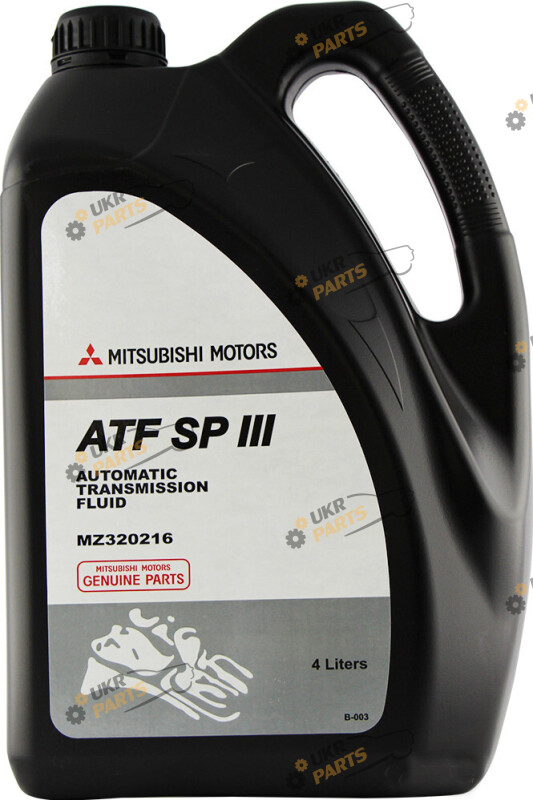 Масло трансмиссионное Mitsubishi ATF SP III 4 л (MZ 320160)