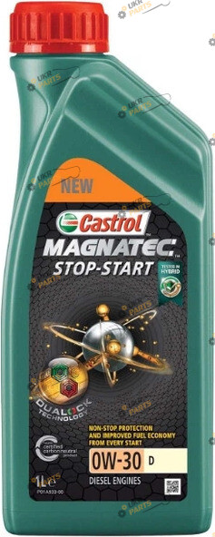 Моторное масло Castrol Magnatec C2 STOP-START 0W-30 1 л (MAGNATEC0W30C2SS1L)