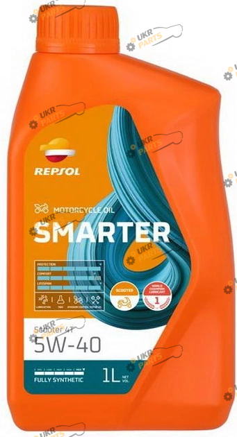 Моторное масло Repsol SMARTER SCOOTER 4T 5W-40 1 л (RPP2060JHC)