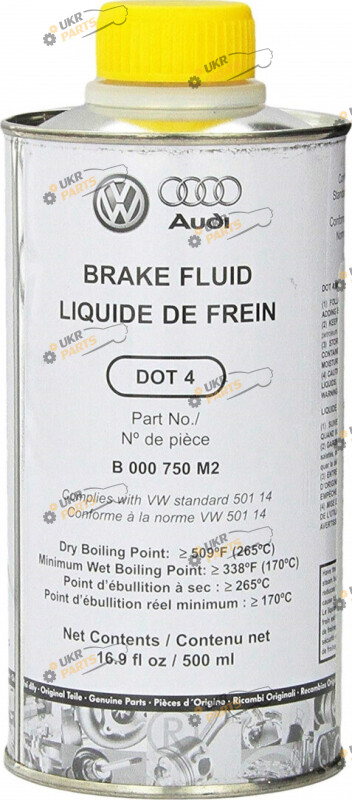 Тормозная жидкость VAG DOT 4 Brake Fluid 0.5 л (B 000750M2)