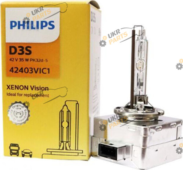 лампа Ксенон Philips Vision PK32d-5 D3S 4100 K (36481133)