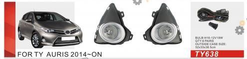 Фара противотуманная DLAA 55 Вт Toyota Auris 2013-15 (TY-638А)