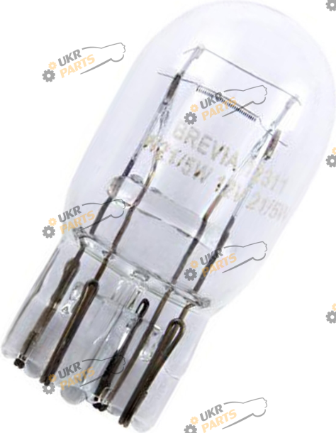 Лампочка габарита Brevia W21/5W 12V 21/5W W3x16q CP HALOGEN (12311C)