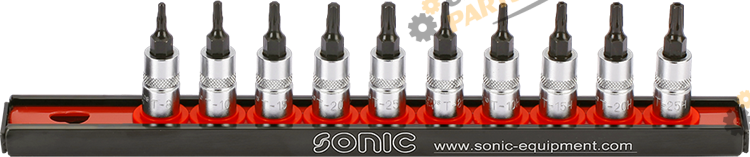 Набор торцевых головок Sonic квадрат 1/4