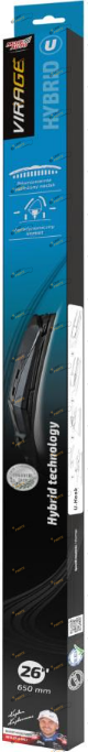 Дворник Virage Hybrid c адаптером типу U 650 мм (92-HU26)