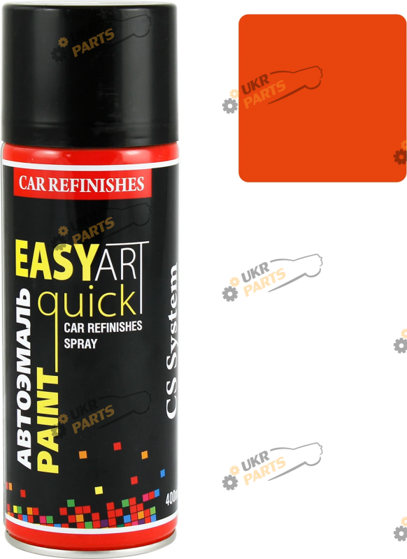 Аэрозольная краска CS System Easy Art Quick Paint 1025 оранжевый глянцевый 400 мл (CSA025)