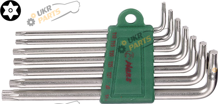 Набор шестигранников Hans Torx Tamper 7 шт (167547TH)