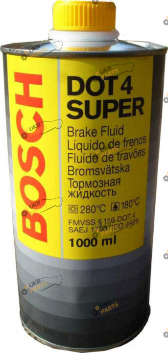 Тормозная жидкость Bosch DOT 4 Brake Fluid SUPER 1 л (1 987 479 118)