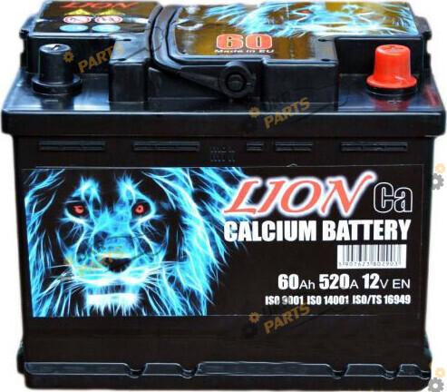 Автомобильный аккумулятор Lion Lion 6СТ-60Ah АзЕ 520A (EN) 60 Ач (R055614KN)
