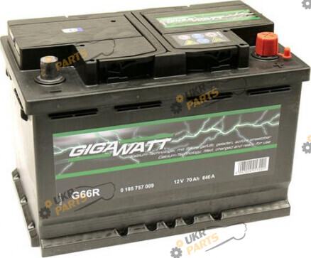 Автомобильный аккумулятор Gigawatt R+ 640 А 70 Ач (0185757009)
