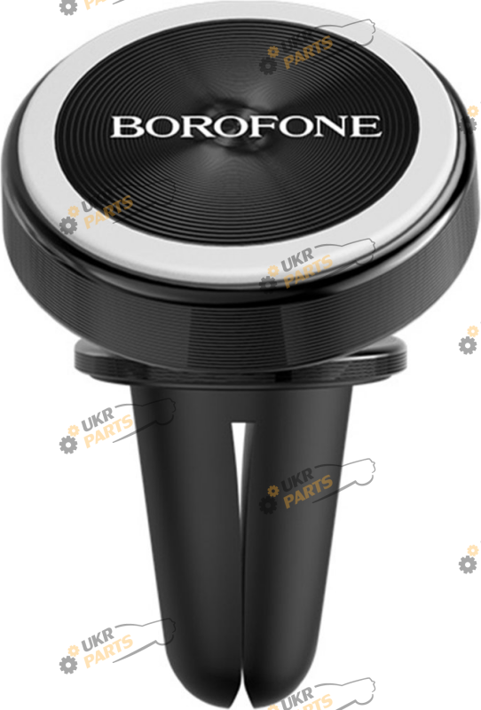 Держатель для телефона на дефлектор Borofone BH6 Platinum metal magnetic Black (BH6B)