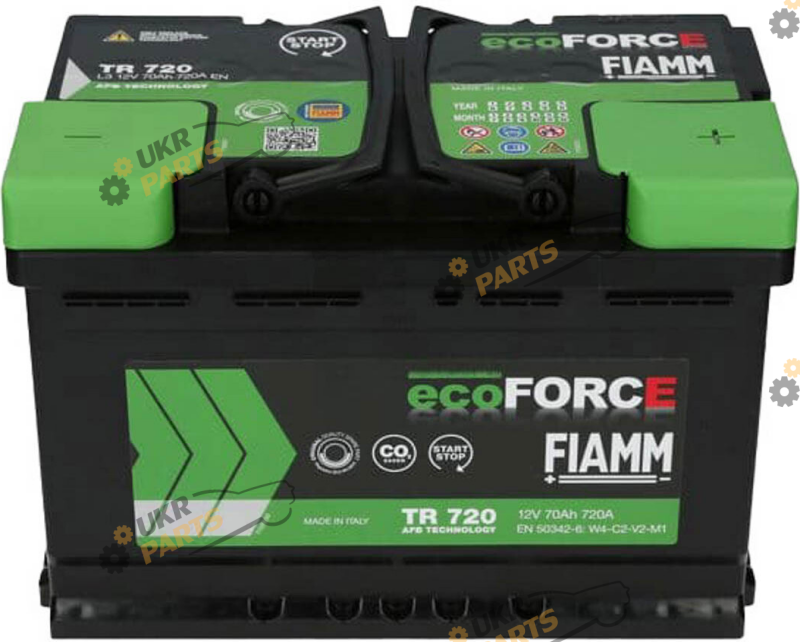 Автомобильный аккумулятор Fiamm ECOFORCE AFB TR720 70 Ач (7906402)