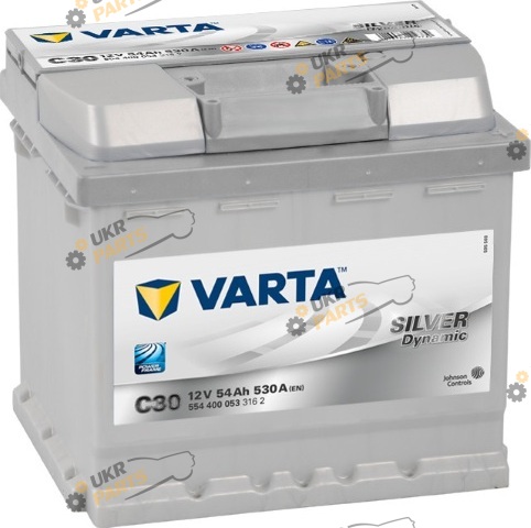 Автомобильный аккумулятор Varta Silver Dynamic Ев (-/+) C30 54 Ач (554400053)