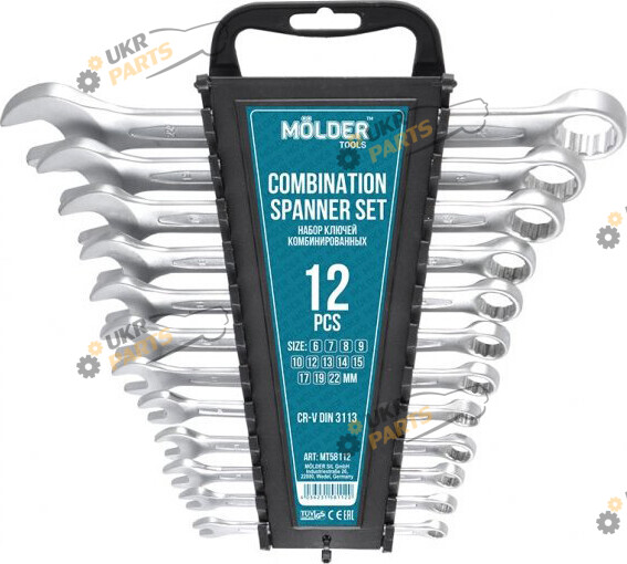 Набор комбинированных ключей MOLDER 6 мм (MT58112)