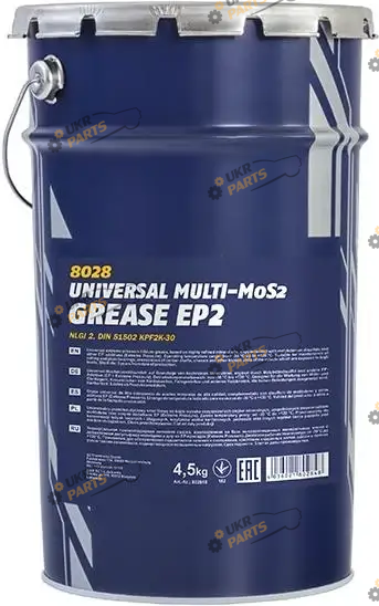 Смазка для ШРУС Mannol EP-2 Multi-MoS2 Universalfett 4.5 л (8028)