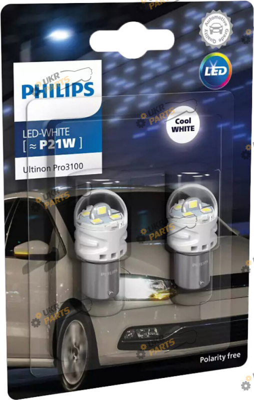 LED лампа Philips WHITE Ultinon Pro3100 P21W 2.2 Вт (11498CU31B2)
