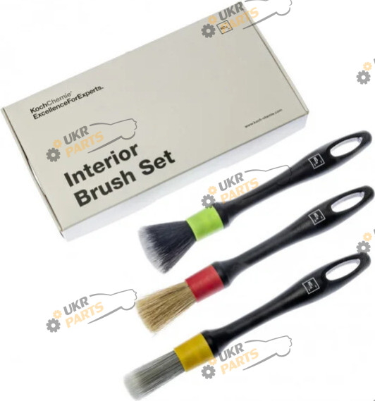Щетка для очистки кожаной и тканевой обивки Koch Chemie 3 шт Interior Brush Set Interior Brush Set (9998133)