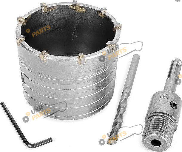 Сверло корончатое по бетону Intertool +Переходник SDS 75 мм (SD-7075)