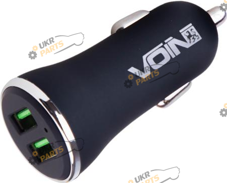 Зарядное устройство Voin 2USB QC3.0 36W 12/24V (3.6-6.5V*3A,6.5-9V*2A,9V-12V*1.5A) USB (C-36144Q (100))