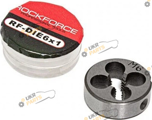 Rockforce Плашка M6x1-ø20мм, у пластиковому футлярі (RF-DIE6x1)