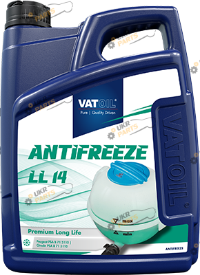Концентрат антифриза Vatoil LL14 PSA зелёный 5 л (50682)