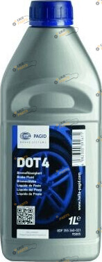 Тормозная жидкость Hella-Pagid DOT 4 Brake Fluid LV 1 л (8DF 355 360-051)